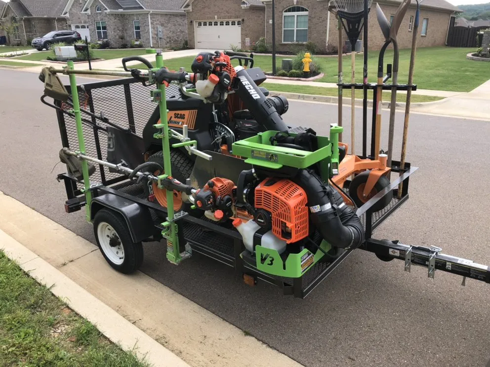 Custom outdoor landscaping for beautiful yards in Huntsville, AL by Lee's Pro Turf