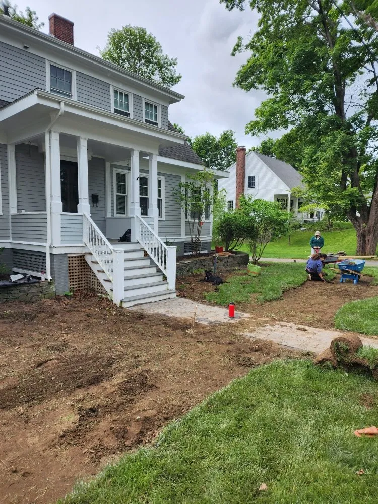 Reliable lawn mowing service in Brunswick, ME by Leeward Fine Gardening