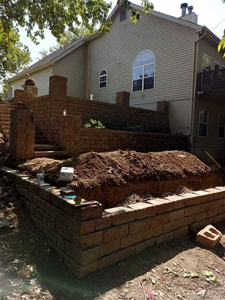 Expert residential landscaping in St Peters, MO by Legacy Construction