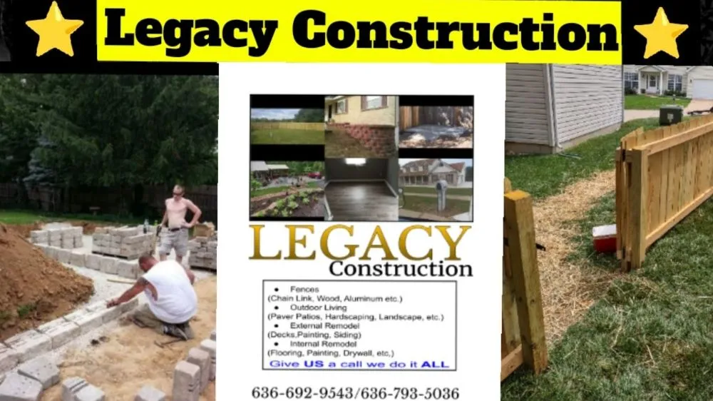 Professional landscaping services near you in St Peters, MO by Legacy Construction