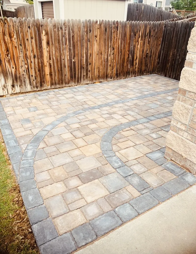 Custom outdoor landscaping with custom design across Denver, CO - Legacy Hardscapes
