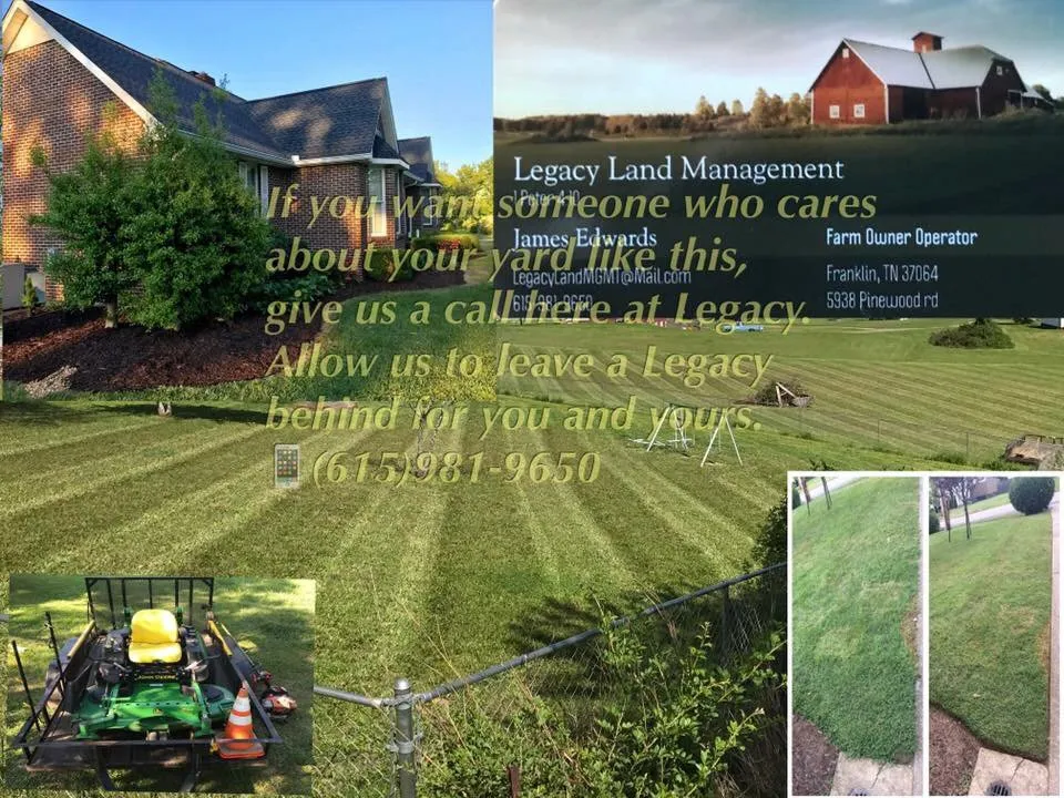 Affordable yard maintenance in Franklin, TN by Legacy Land Management