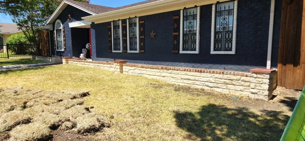 Reliable lawn mowing service for residential properties in Dallas, TX by Legacy Landscape & Masonry