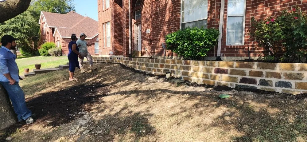 Affordable landscape design for homes in Dallas, TX by Legacy Landscape & Masonry