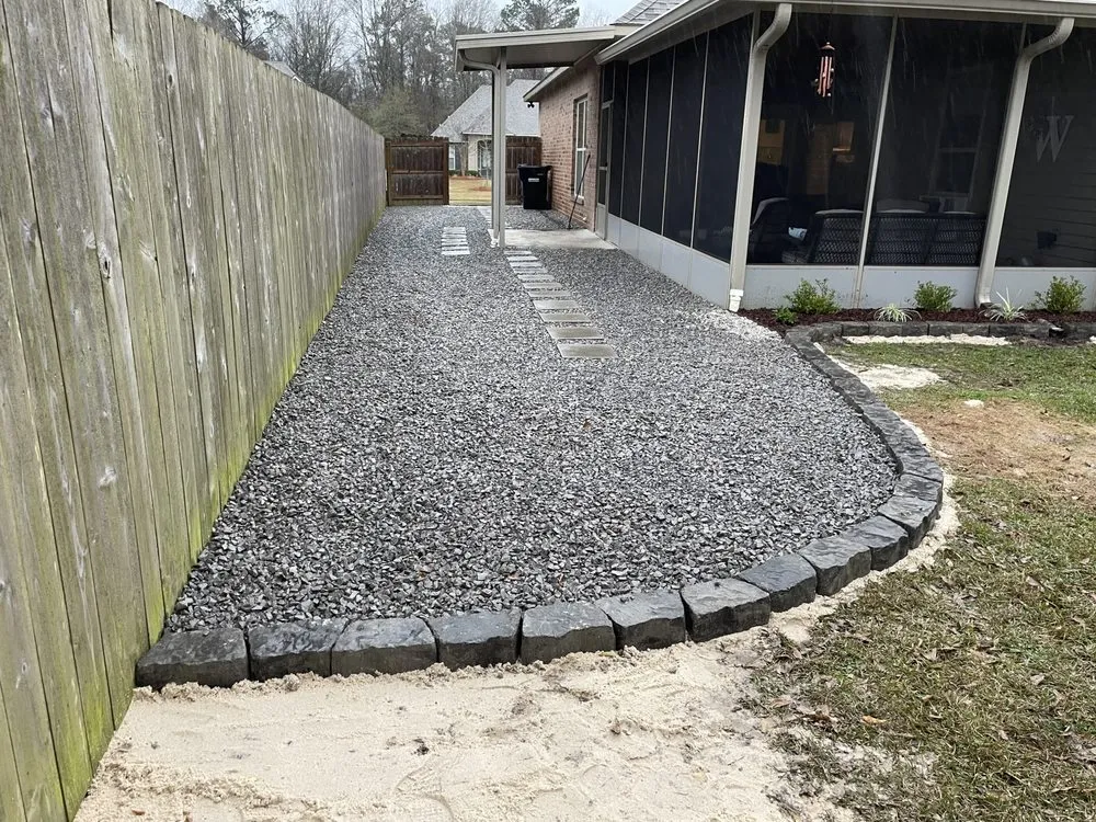 Custom lawn care service with custom design in Robert, LA by Legacy Landscape Group