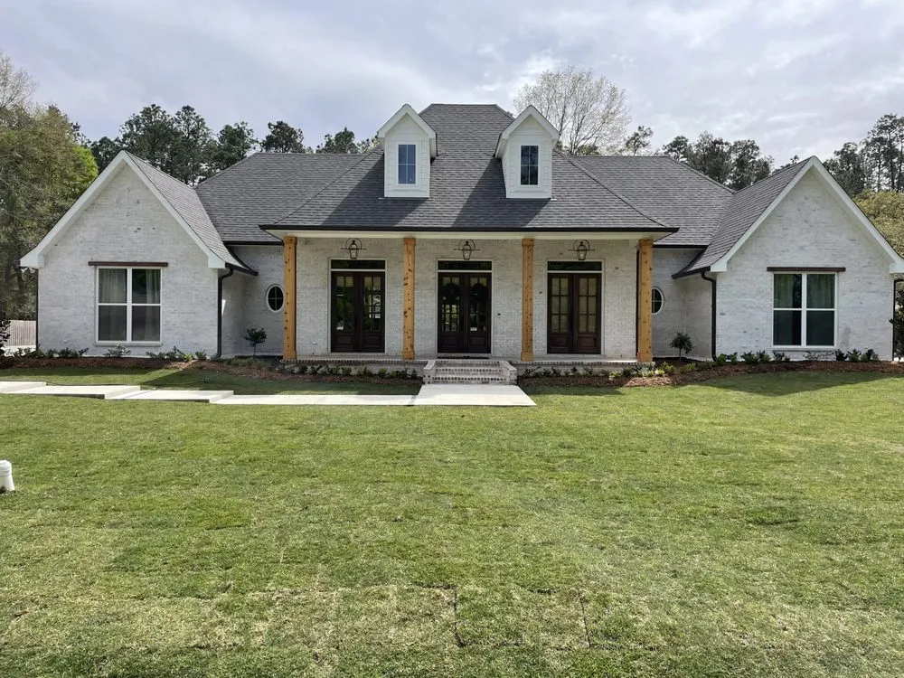 Custom garden landscaping in Robert, LA by Legacy Landscape Group