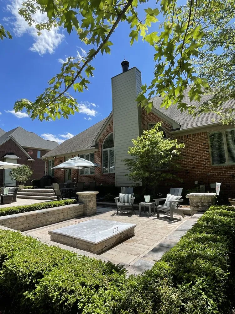 Professional outdoor landscaping in Macomb, MI by Legacy Landscape