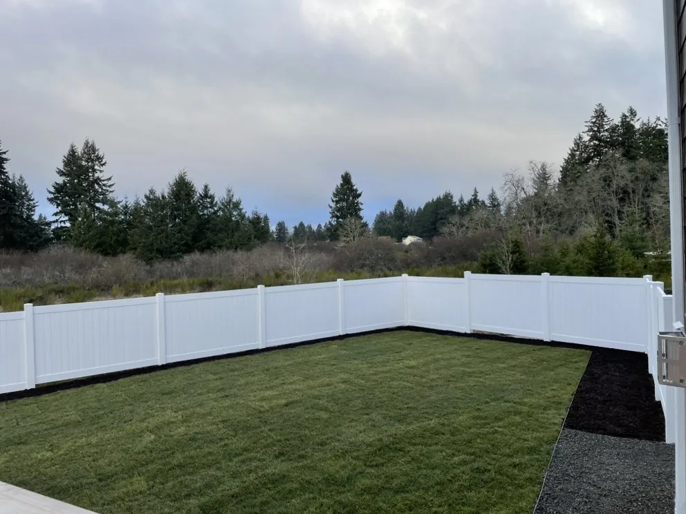 Custom lawn mowing service with custom design in Centralia, WA by Legacy Landscaping & Fencing