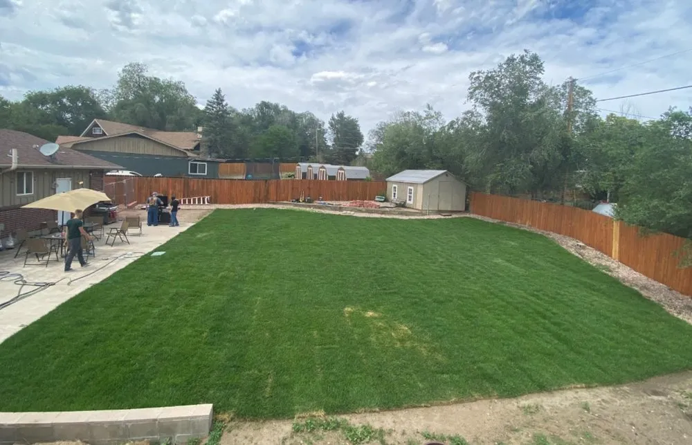 Professional lawn mowing service in Colorado Springs, CO by Legacy Landscaping