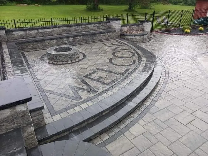 Custom landscape installation with custom design across Maysville, NC - Legacy Landscaping