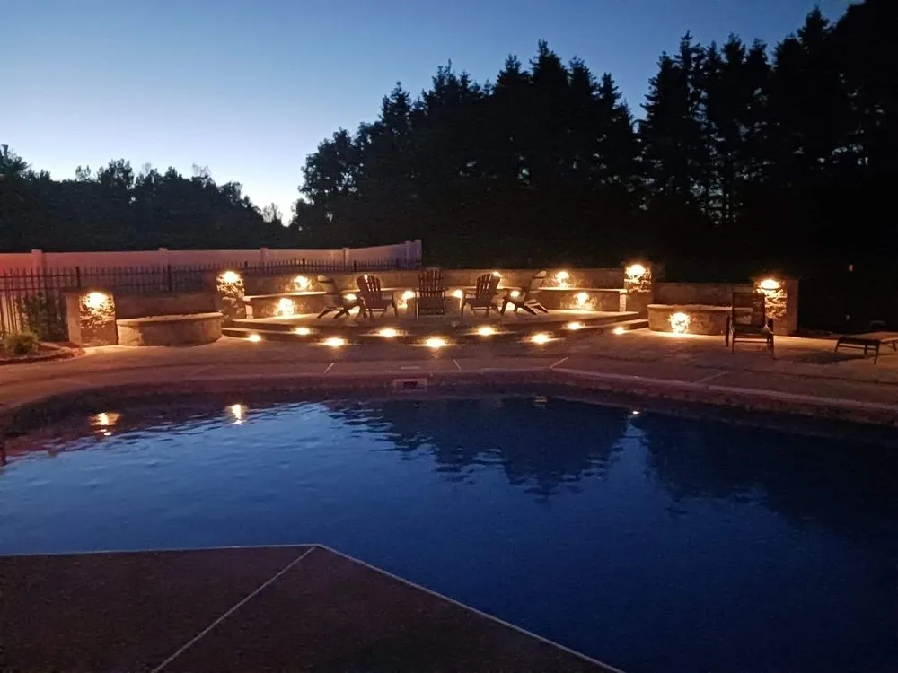 Custom landscape installation for homes in Maysville, NC by Legacy Landscaping