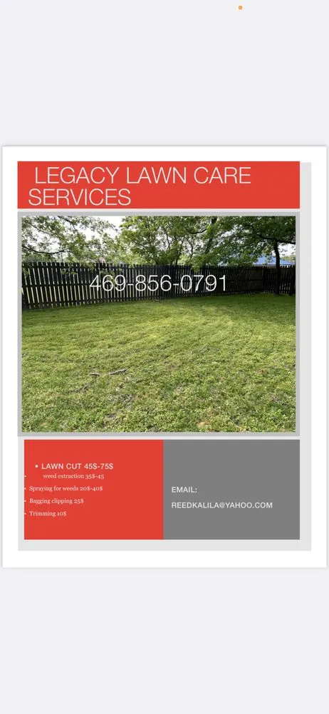 Trusted yard cleanup service in Midlothian, TX by Legacy Lawn Care Services