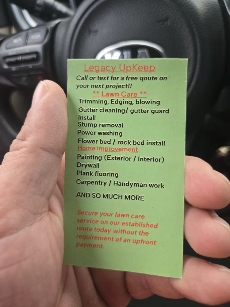 Professional lawn care service in Oshkosh, WI - Legacy UpKeep