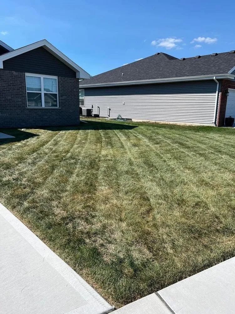Professional lawn mowing service with custom design in Kankakee, IL by Legacy’s Lawn Care