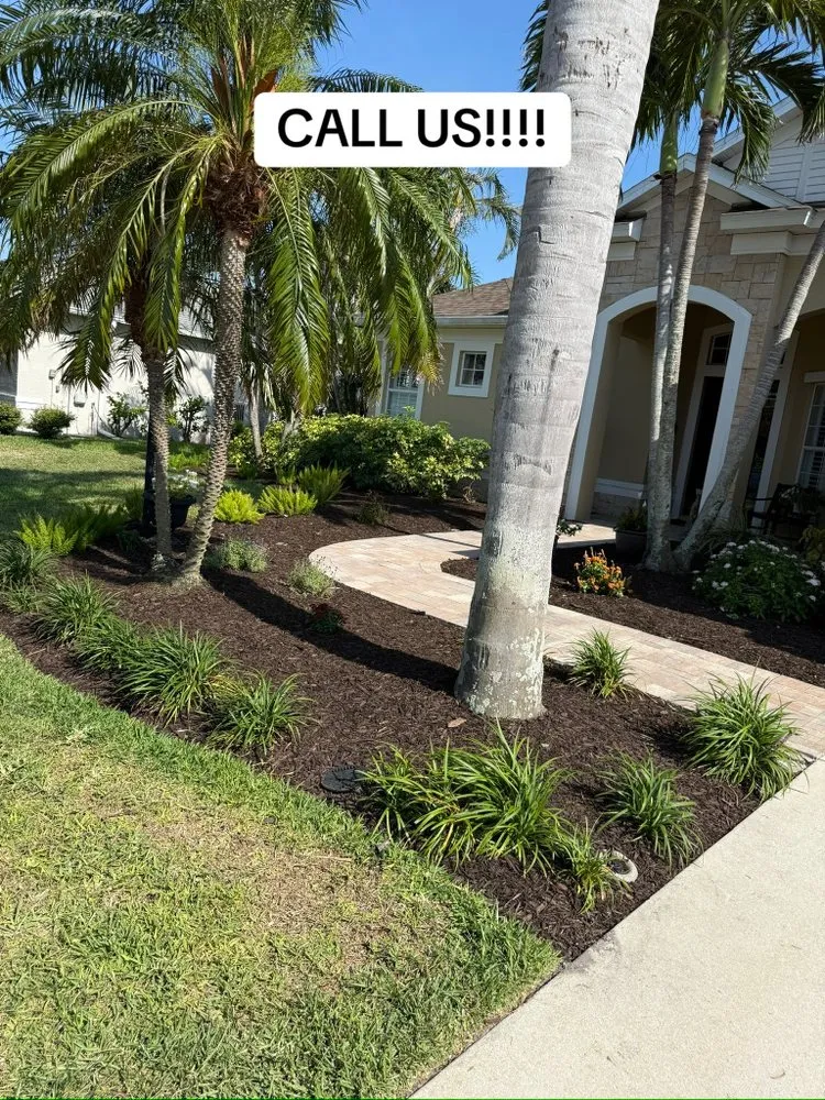 Local garden landscaping with custom design in Valrico, FL by Legatum Property Professionals