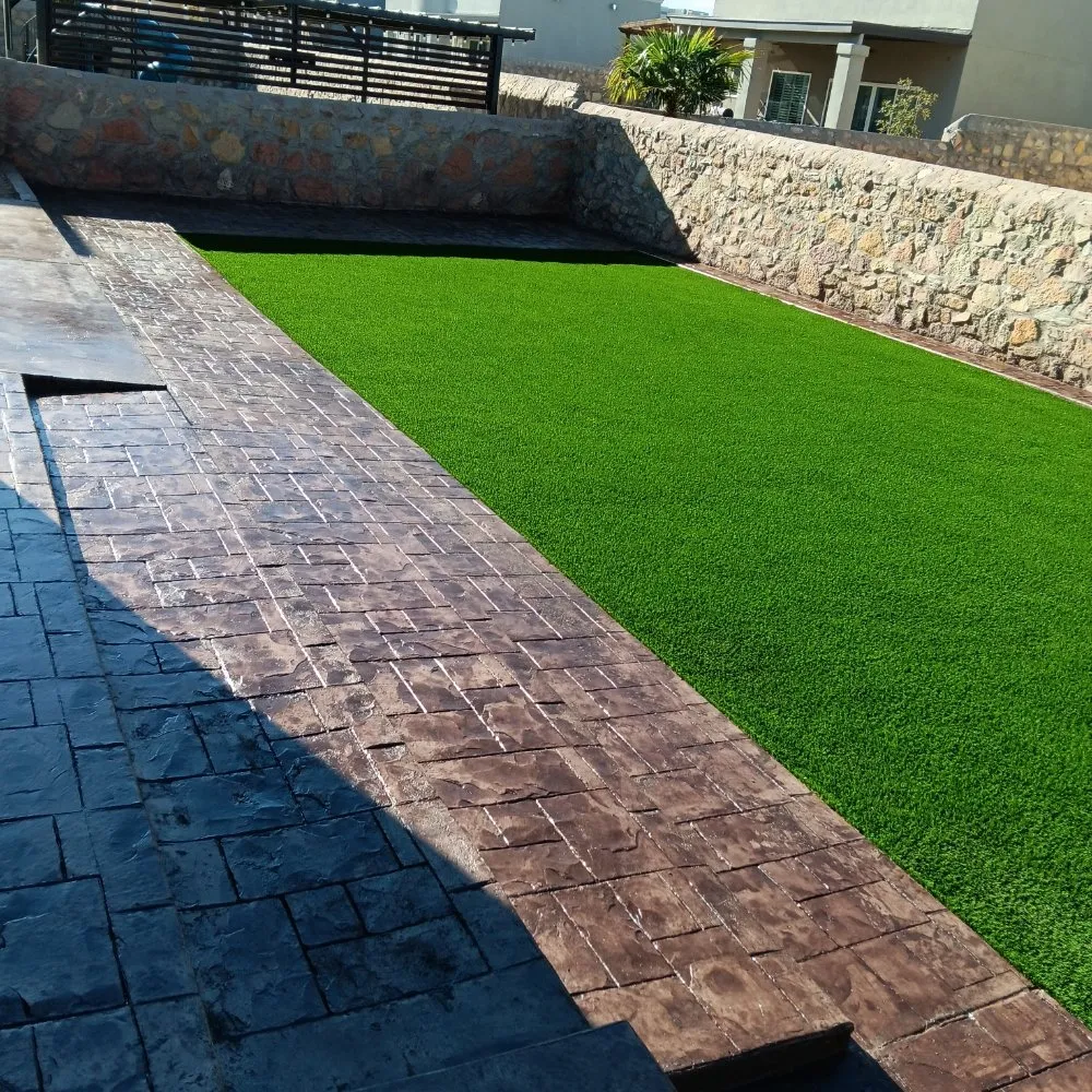 Affordable yard cleanup service for year-round maintenance in El Paso, TX by Legend Concrete