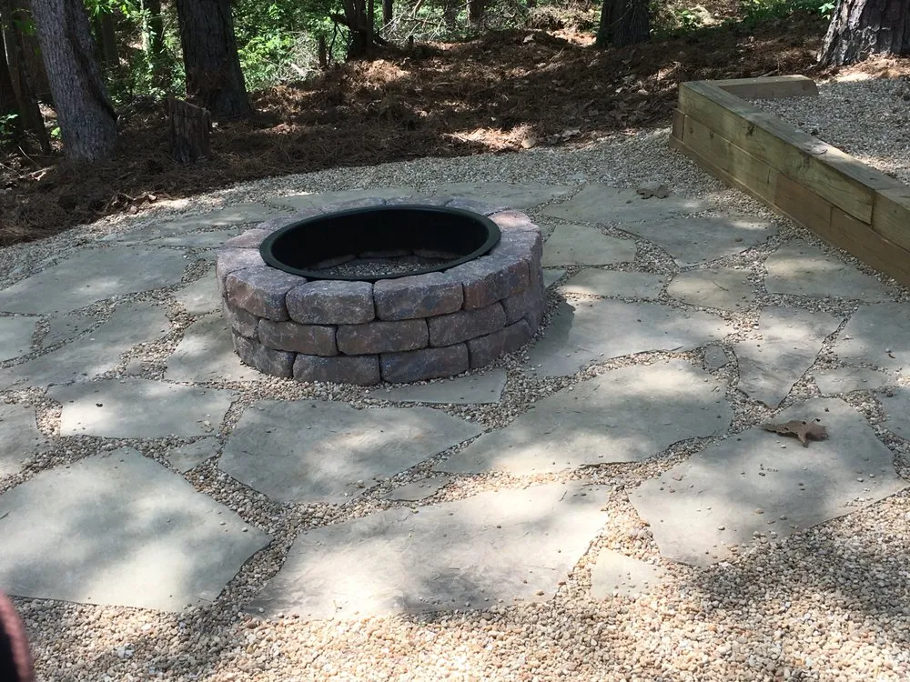 Custom landscape design for year-round maintenance in Acworth, GA by Legendary Landscape Construction