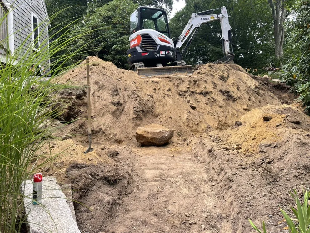Custom yard maintenance in West Yarmouth, MA by Legendary Masonry