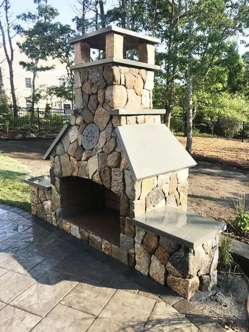 Custom landscape design in West Yarmouth, MA - Legendary Masonry