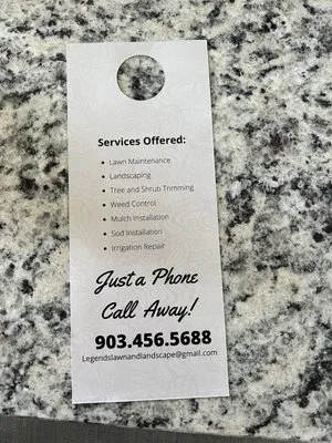 Legends Lawn And Landscape Logo