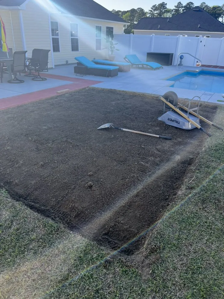 Top-rated landscape installation in Greenville, NC by Legit Lawns & Pressure Washing