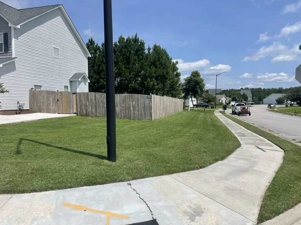 Professional landscape design with custom design across Jacksonville, NC - Legit Services Lawncare