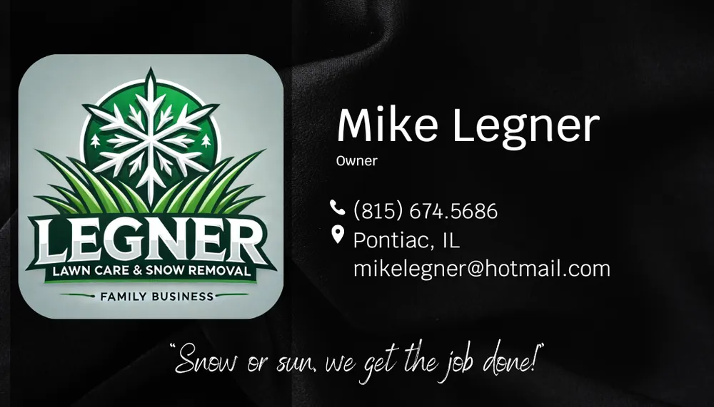 Custom lawn mowing service near you across Pontiac, IL - Legner Snow Removal & Property Maintenance