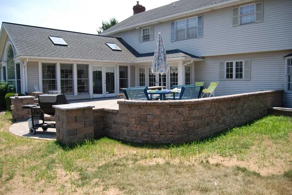 Custom lawn mowing service with custom design across Orefield, PA - Lehigh Valley Hardscape