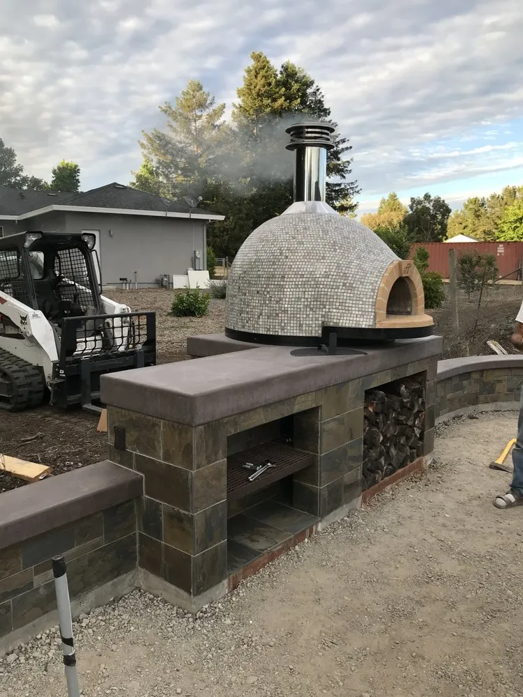 Trusted yard cleanup service with custom design in Napa, CA by Leija Concrete