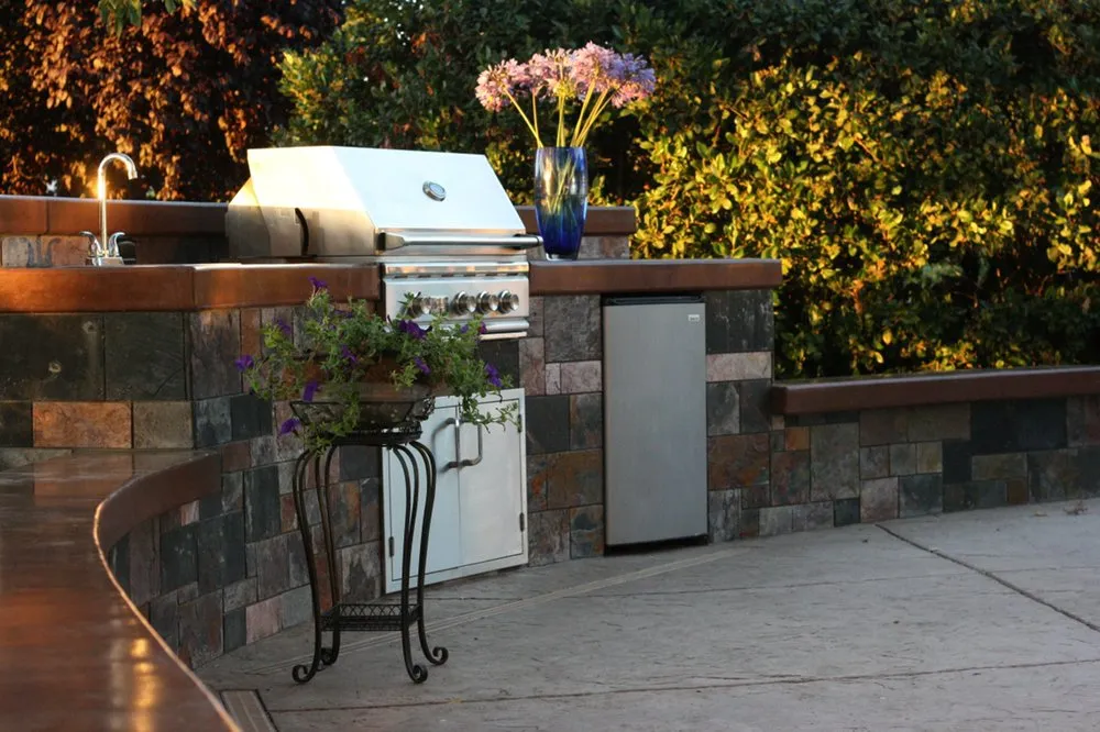 Professional outdoor landscaping in Napa, CA by Leija Concrete