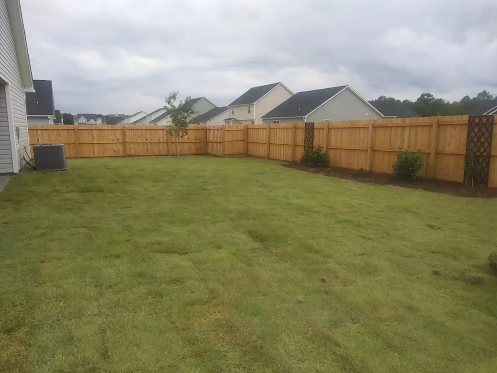 Expert landscaping services for year-round maintenance in Leland, NC by Leland Sod