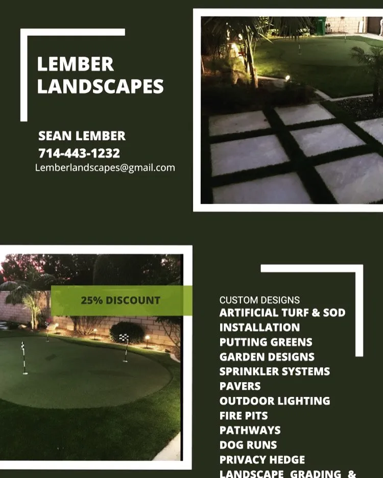 Custom landscape installation in Huntington Beach, CA - Lember Landscapes