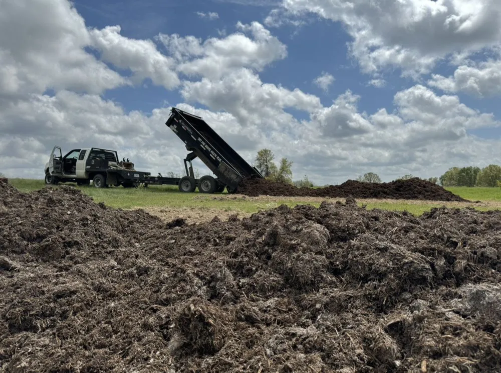 Custom yard cleanup service with custom design across Anderson, MO - Lemm Excavation