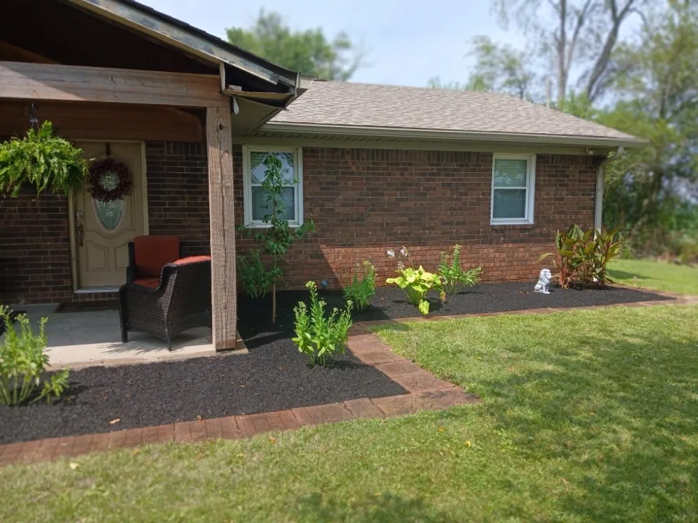 Professional yard maintenance with custom design across Greenwood, IN - Lemon Green Lawn Care