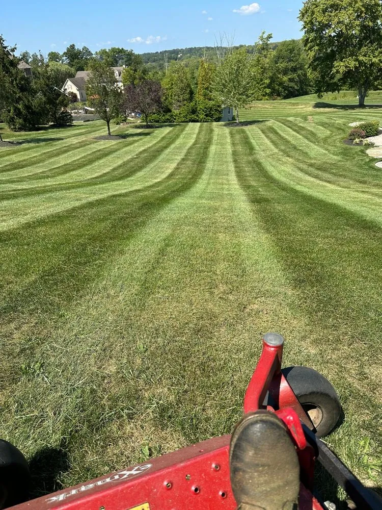 Custom landscape installation for beautiful yards in Lansdale, PA by Lemus Landscaping