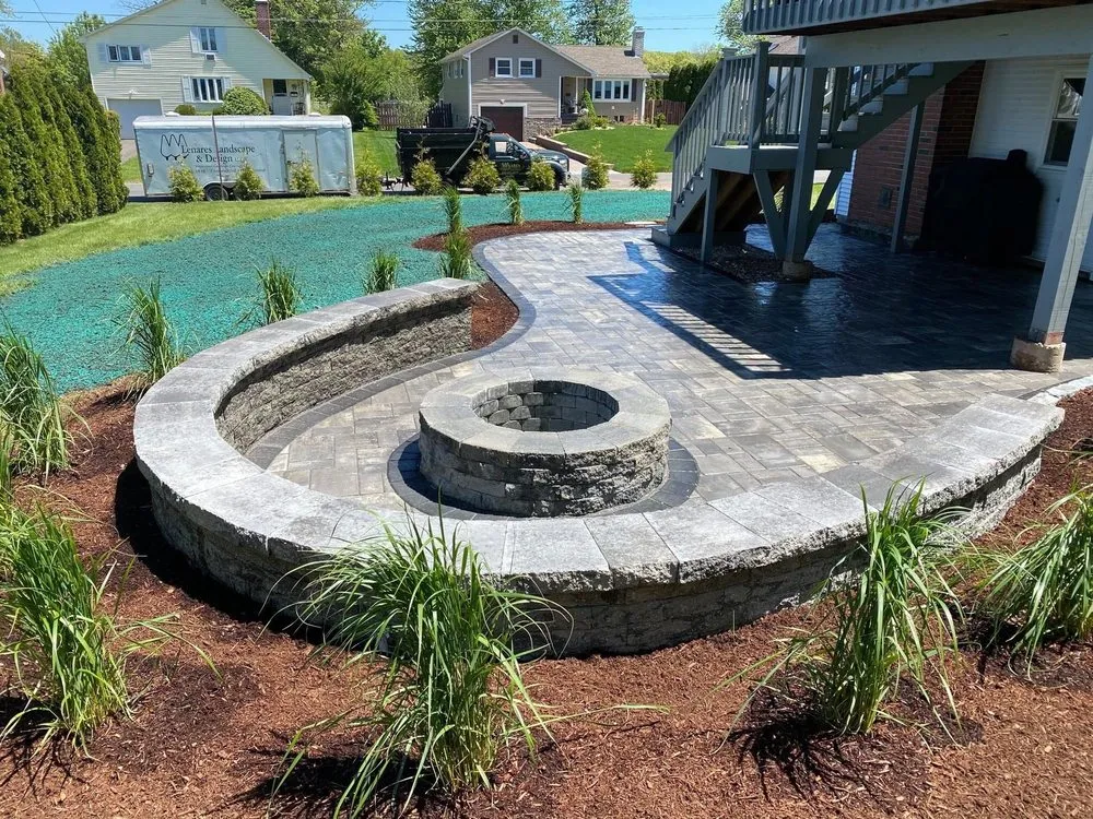 Professional residential landscaping for year-round maintenance across Newington, CT - Lenares Landscape & Design