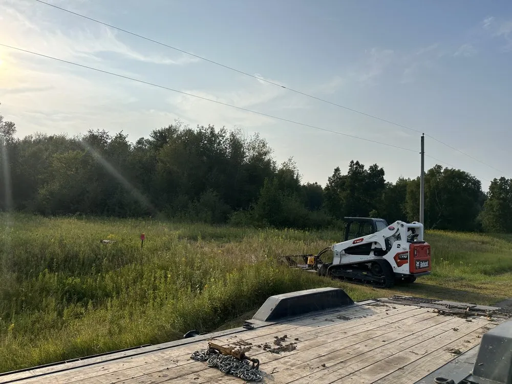 Custom yard cleanup service in Little Falls, MN by Lent Excavating Landscaping and Forestry