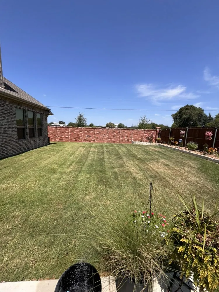 Local outdoor landscaping with custom design in Alvarado, TX by Lenz Lawn Care