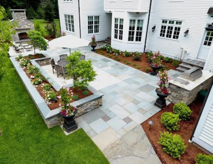 Affordable garden landscaping for residential properties in Frederick, MD by Leo Carias Services