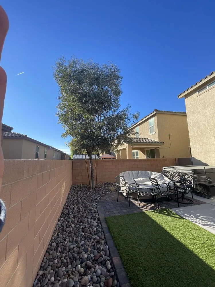 Custom residential landscaping in Las Vegas, NV by Leo Garcias Lawn Service