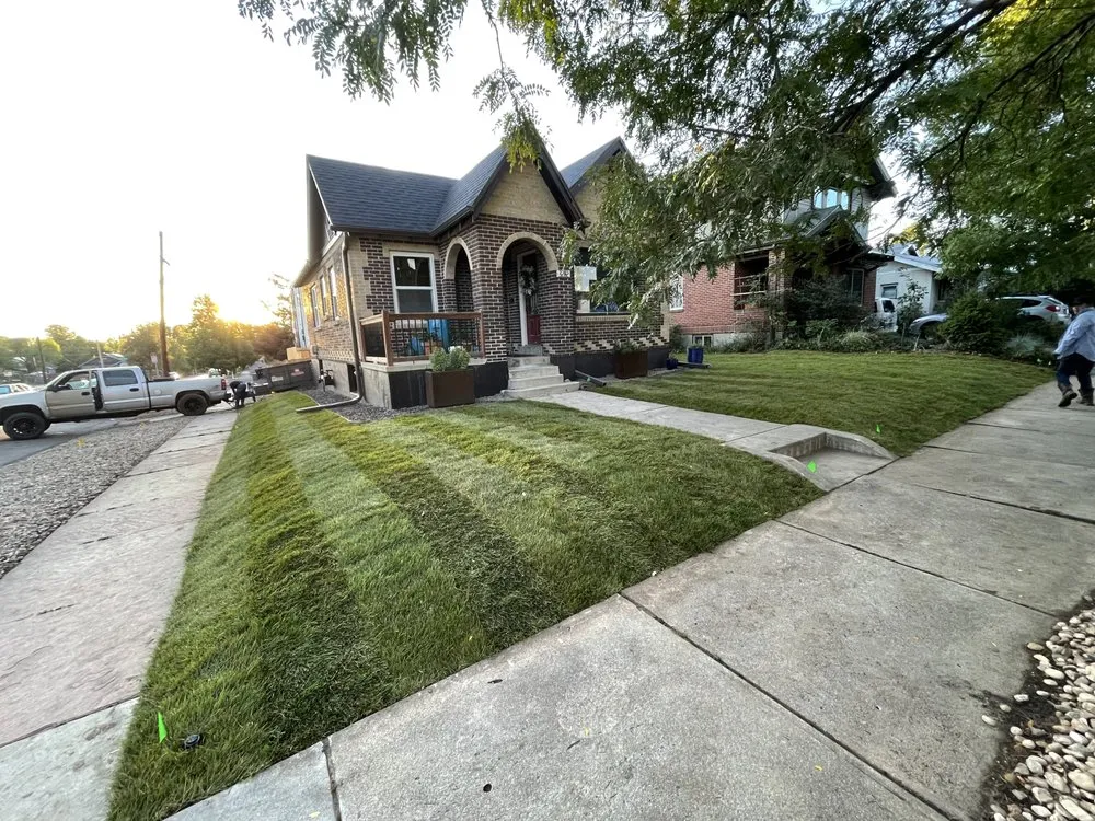 Expert landscaping services in Denver, CO by Leo Green Lawn Care
