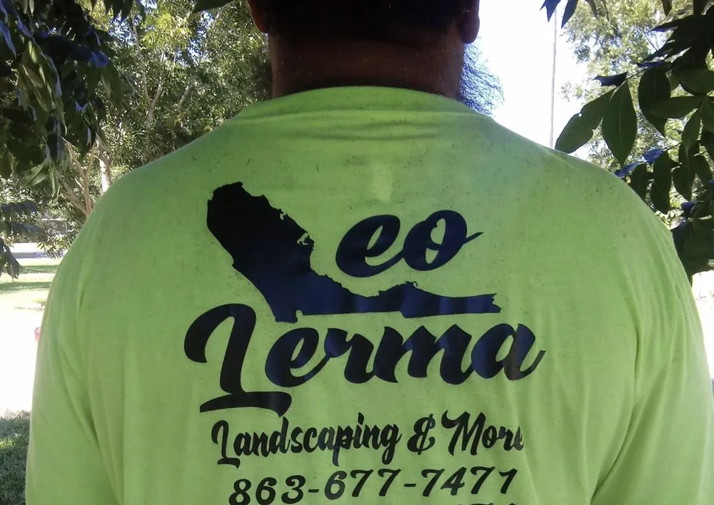 Custom lawn mowing service with custom design in Clewiston, FL by Leo Lerma Landscaping and more