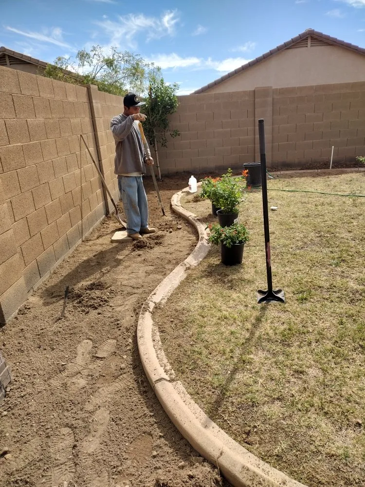 Expert lawn mowing service for homes in Phoenix, AZ by Leon Landscaping