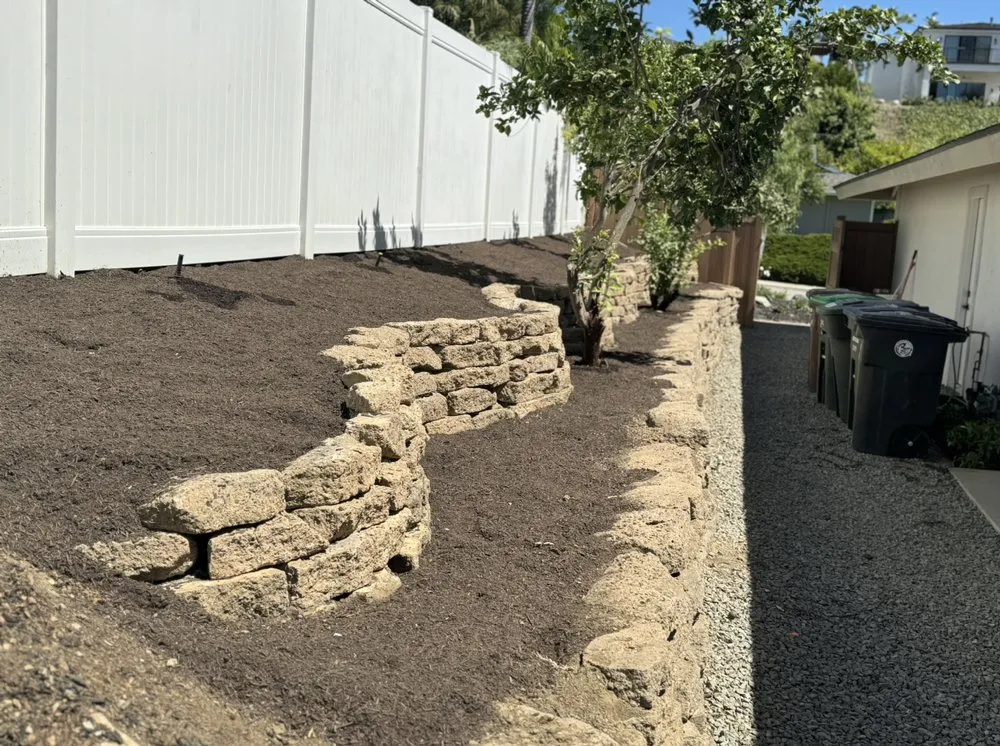 Local landscape installation in Santa Ana, CA by Leon