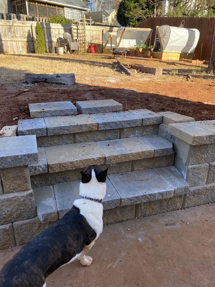 Professional landscape installation in Oakwood, GA by Leonel Lawn Care & Landscaping