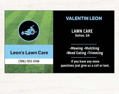 Leon’s Lawn Care Logo