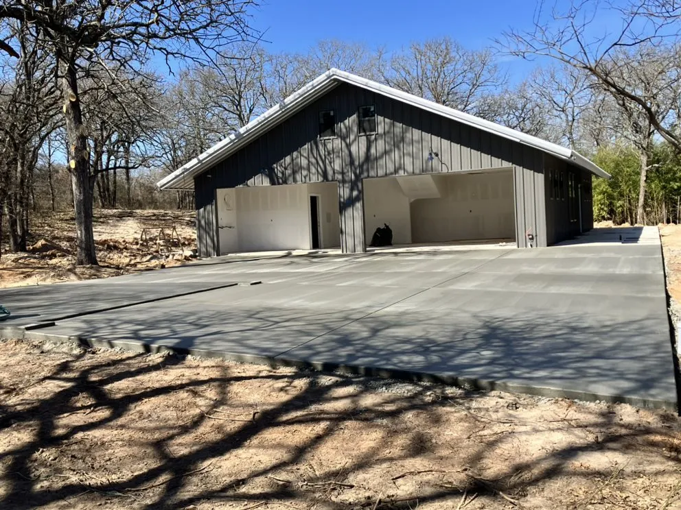 Custom landscape design in Springtown, TX by Leon's Tree Service