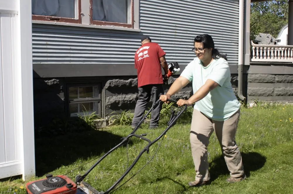 Local outdoor landscaping with custom design in Algoma, WI by Leo's Junk Removal