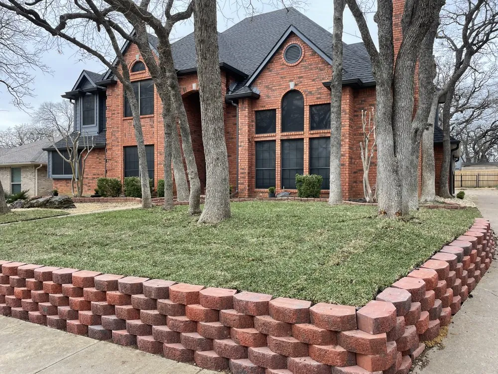 Professional landscape installation for year-round maintenance in Bedford, TX by Leo’s Landscape & Tree Service