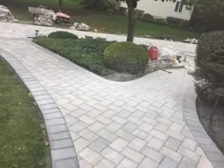 Custom garden landscaping with custom design in Boonton, NJ by Leo's Landscaping & Construction